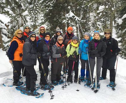 1 snowshoeing - Carolyn 1