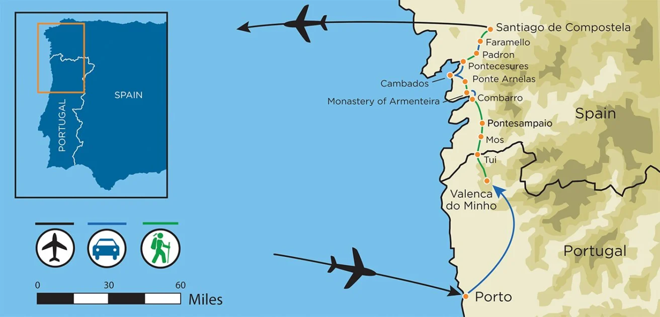 Camino map.