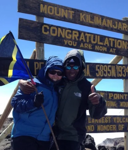 The Roof of Africa women hiking trek to Mt. Kilimanjaro