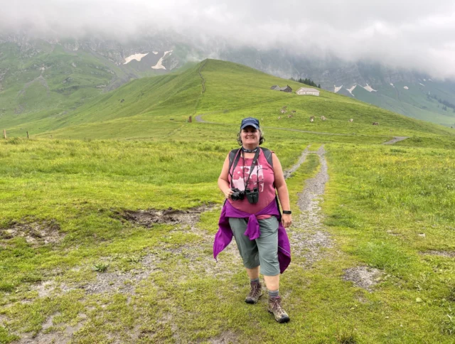 women hiking in switzerland