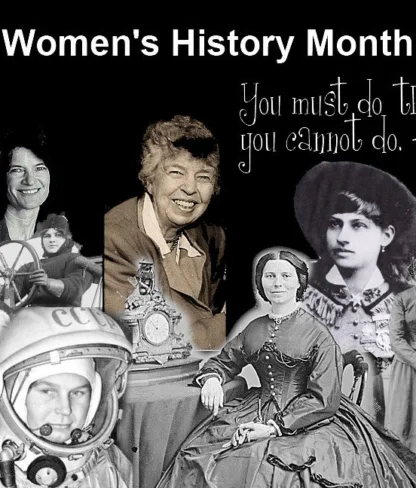 Collage of women from history with a quote by Eleanor Roosevelt: "You must do the things you think you cannot do.”.